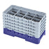 Cambro Camrack® 8-Compartment 10 1/8" Half Size Glass Rack with 5 Extenders