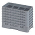 Cambro Camrack® 8-Compartment 11-3/4" Half Size Glass Rack with 6 Extenders