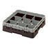 Cambro Camrack® 9 -Compartment 3-5/8" Glass Rack with 1 Extenders