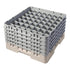 Cambro Camrack® Customizable 49-Compartment 10-1/8" Glass Rack