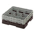 Cambro Camrack® Customizable 9-Compartment 5 1/4" Glass Rack with 2 Extenders