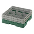 Cambro Camrack® Customizable 9-Compartment 5 1/4" Glass Rack with 2 Extenders