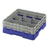 Cambro Camrack® Customizable 9-Compartment 5 1/4" Glass Rack with 2 Extenders