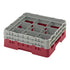 Cambro Camrack® Customizable 9-Compartment 5 1/4" Glass Rack with 2 Extenders