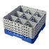 Cambro Camrack® Customizable 9-Compartment 8 1/2" Glass Rack
