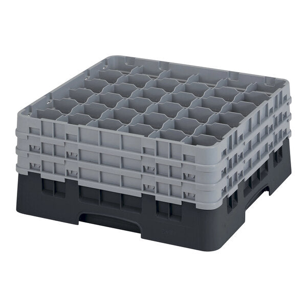 Cambro Camrack® Customizable  36-Compartment  7 3/4" Glass Rack