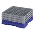 Cambro Camrack® Customizable  36-Compartment  7 3/4" Glass Rack