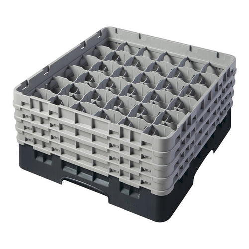 Cambro Camrack® Customizable 36-Compartment  9 3/8" Glass Rack