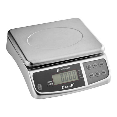San Jamar / Escali SCDGM66 66 lb. Multi-Function Digital Portion Control Kitchen Scale