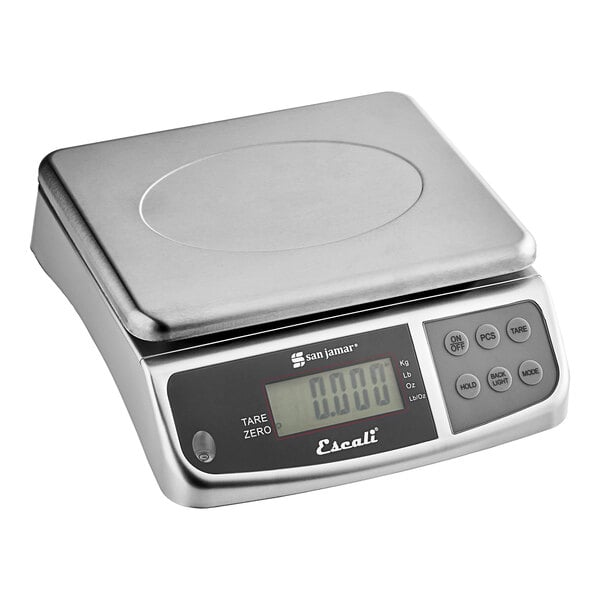 San Jamar / Escali SCDGM66 66 lb. Multi-Function Digital Portion Control Kitchen Scale
