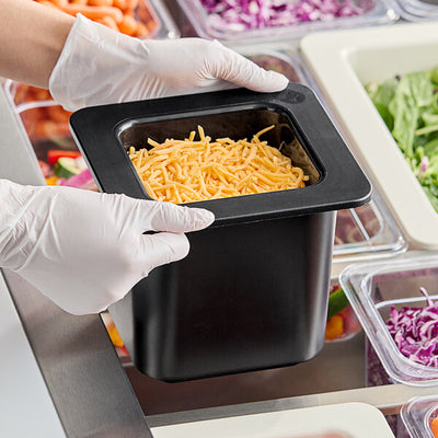 Cambro ColdFest® Black 1/6 Size Food Pan 6" Deep