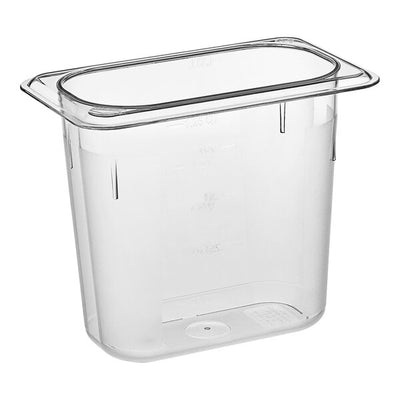 Cambro Camwear® Commercial Polycarbonate Food Pan for 1/9 Size Food Storage and Prep