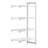 Cambro Camshelving Premium Add-On 4VS Shelving Unit – Speckled Gray