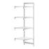 Cambro Camshelving Premium Add-On 4VS Shelving Unit – Speckled Gray