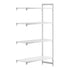 Cambro Camshelving Premium Add-On 4VS Shelving Unit – Speckled Gray