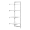 Cambro Camshelving Premium Add-On 4S Shelving Unit – Speckled Gray