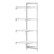 Cambro Camshelving Premium Add-On 4S Shelving Unit – Speckled Gray