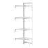 Cambro Camshelving Premium Add-On 4V Shelving Unit – Speckled Gray