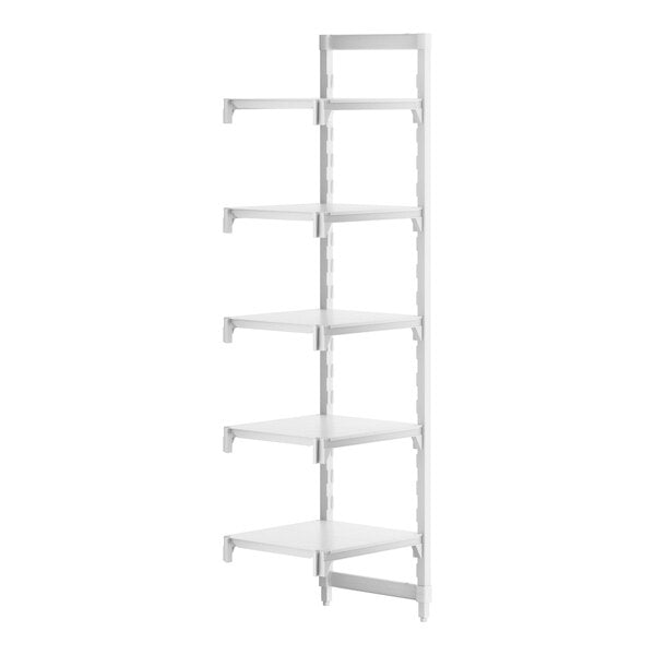 Cambro Camshelving Premium Add-On 5S Shelving Unit – Speckled Gray