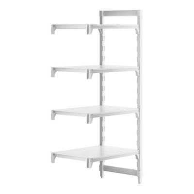Cambro Camshelving Premium Add-On 4S Shelving Unit – Speckled Gray