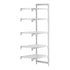 Cambro Camshelving Premium Add-On 5V Shelving Unit – Speckled Gray