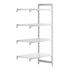 Cambro Camshelving Premium Add-On 4VS Shelving Unit – Speckled Gray