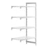 Cambro Camshelving Premium Add-On 4S Shelving Unit – Speckled Gray