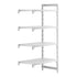 Cambro Camshelving Premium Add-On 4V Shelving Unit – Speckled Gray
