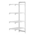 Cambro Camshelving Premium Add-On 4V Shelving Unit – Speckled Gray