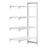 Cambro Camshelving Premium Add-On 4VS Shelving Unit – Speckled Gray