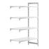 Cambro Camshelving Premium Add-On 4S Shelving Unit – Speckled Gray