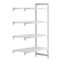 Cambro Camshelving Premium Add-On 4V Shelving Unit – Speckled Gray