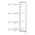 Cambro Camshelving Premium Add-On 4S Shelving Unit – Speckled Gray
