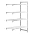 Cambro Camshelving Premium Add-On 4VS Shelving Unit – Speckled Gray