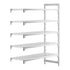 Cambro Camshelving Premium Add-On 5V Shelving Unit – Speckled Gray