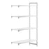 Cambro Camshelving Premium Add-On 4S Shelving Unit – Speckled Gray