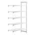 Cambro Camshelving Premium Add-On 5S Shelving Unit – Speckled Gray