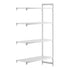 Cambro Camshelving Premium Add-On 4V Shelving Unit – Speckled Gray