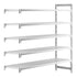 Cambro Camshelving Premium Add-On 5V Shelving Unit – Speckled Gray