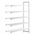 Cambro Camshelving Premium Add-On 5VS Shelving Unit – Speckled Gray