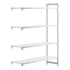 Cambro Camshelving Premium Add-On 4S Shelving Unit – Speckled Gray