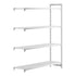Cambro Camshelving Premium Add-On 4V Shelving Unit – Speckled Gray