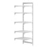 Cambro Camshelving Premium 5-Shelf Vented Add-On Shelving Unit – Speckled Gray