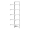 Cambro Camshelving Premium 5-Shelf Solid Add-On Shelving Unit – Speckled Gray