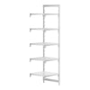 Cambro Camshelving Premium 5-Shelf Vented & Solid Add-On Shelving Unit – Speckled Gray
