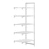 Cambro Camshelving Premium 5-Shelf Vented & Solid Add-On Shelving Unit – Speckled Gray