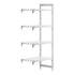 Cambro Camshelving Premium Add-On 4S Shelving Unit – Speckled Gray