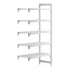 Cambro Camshelving Premium Add-On 5V Shelving Unit – Speckled Gray