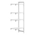 Cambro Camshelving Premium Add-On 4S Shelving Unit – Speckled Gray