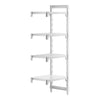 Cambro Camshelving Premium Add-On 4VS Shelving Unit – Speckled Gray